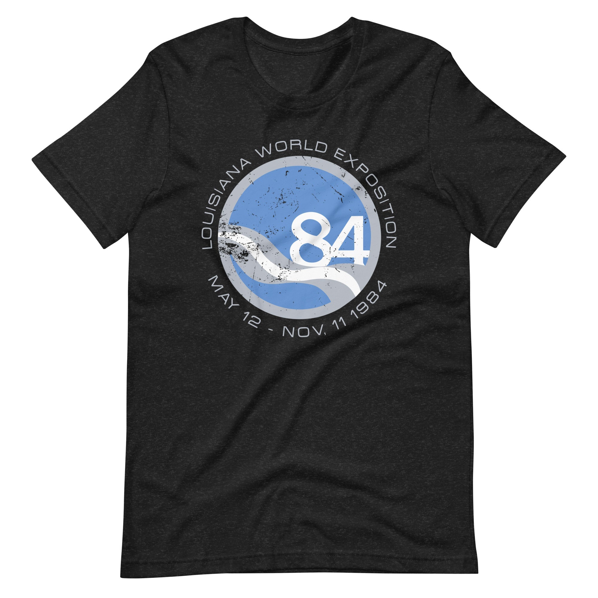 1984 World’s Fair New Orleans T-Shirt Black Heather
