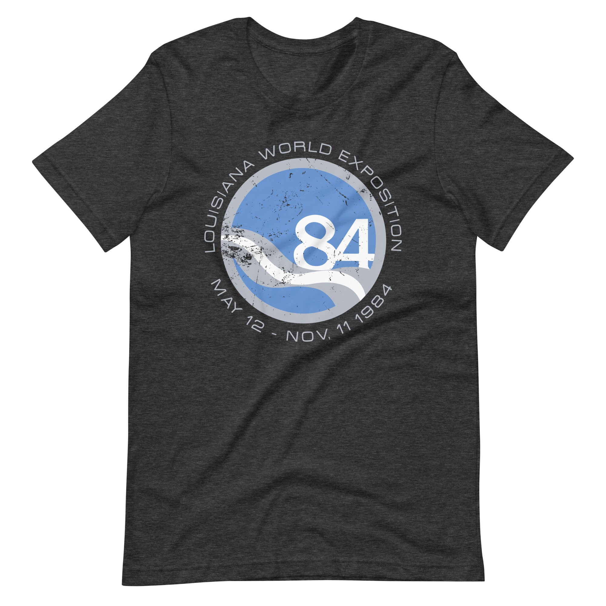 1984 World’s Fair New Orleans T-Shirt Dark Grey Heather