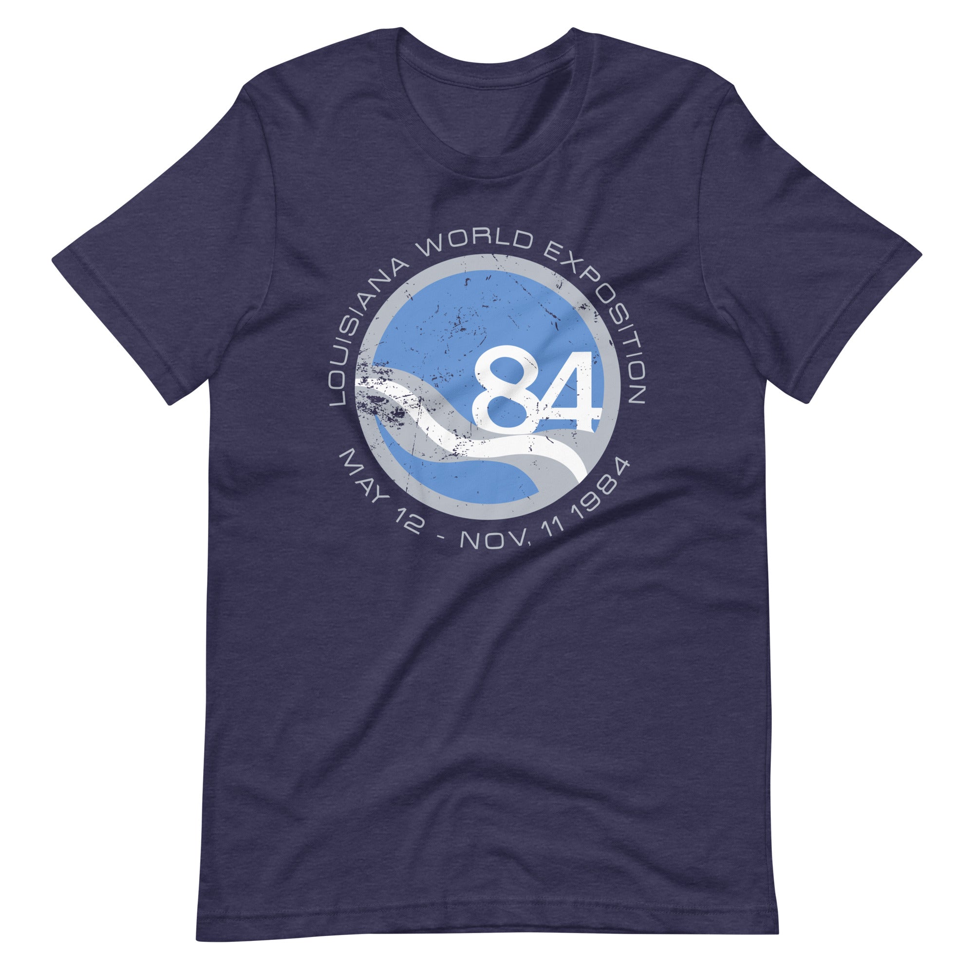 1984 World’s Fair New Orleans T-Shirt Heather Midnight Navy