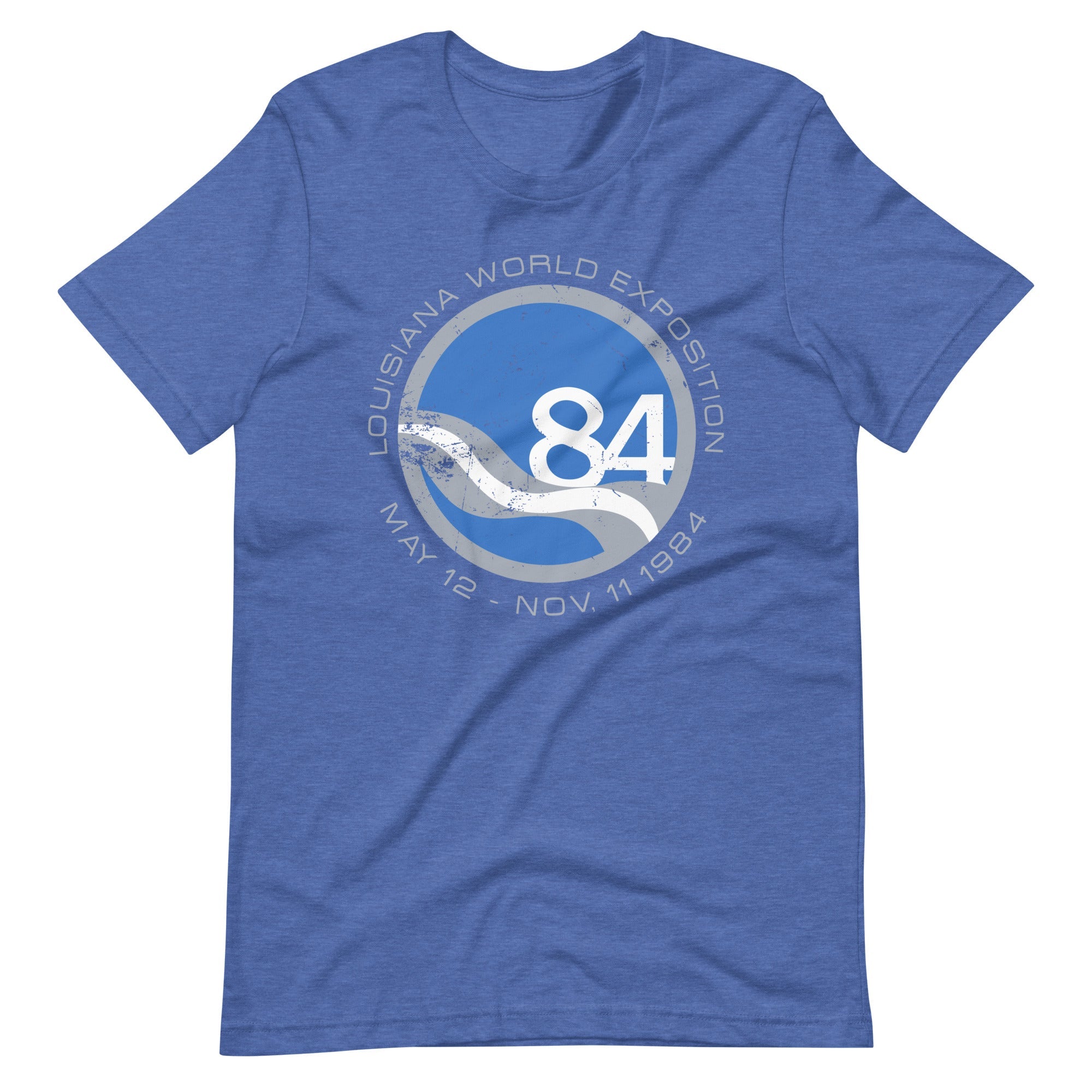 1984 World’s Fair New Orleans T-Shirt Heather True Royal