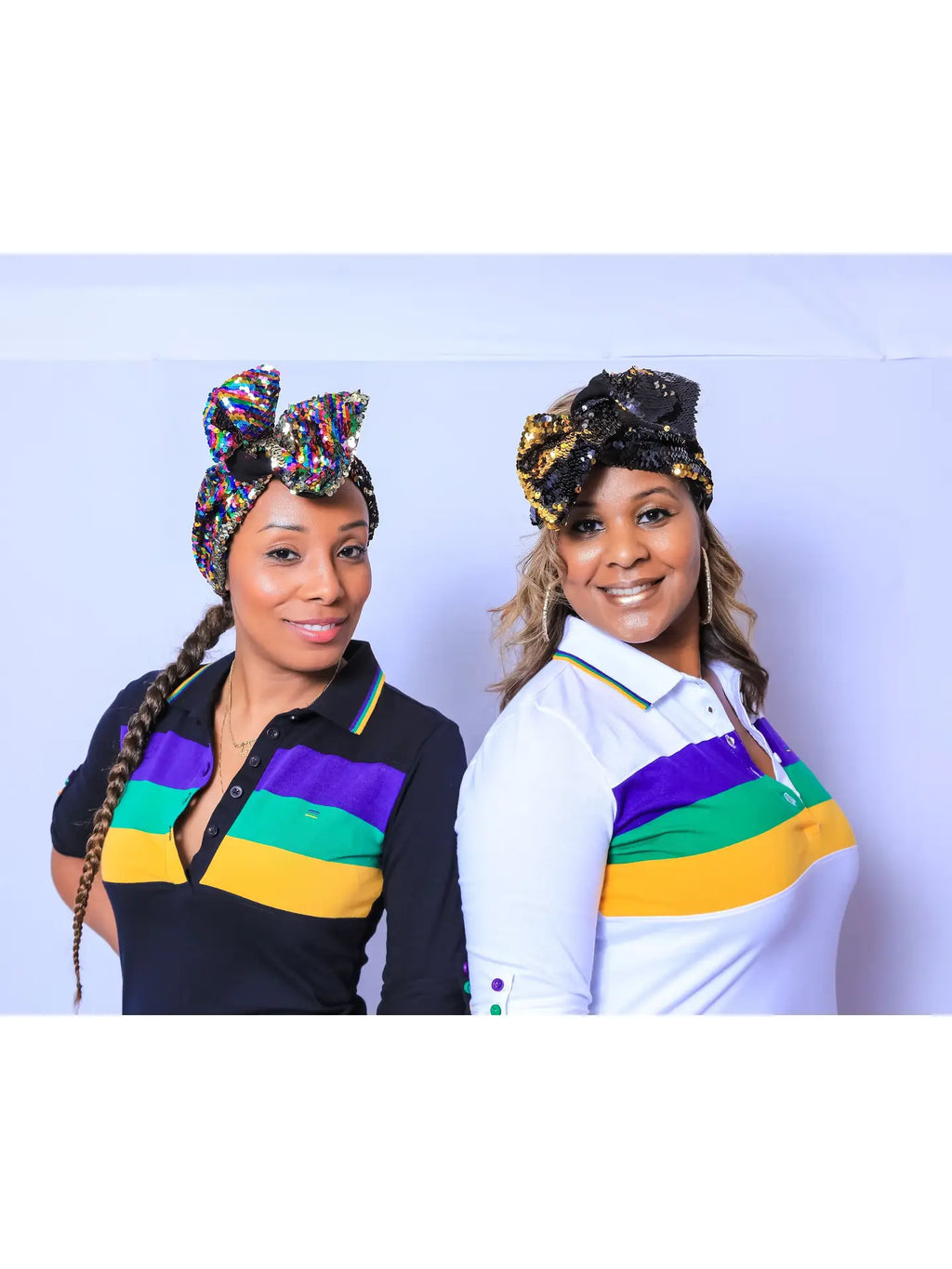 Mardi Gras Stripe Polo Dress