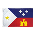 Louisiana Acadiana Flag – 3' x 5' Polyester Flag