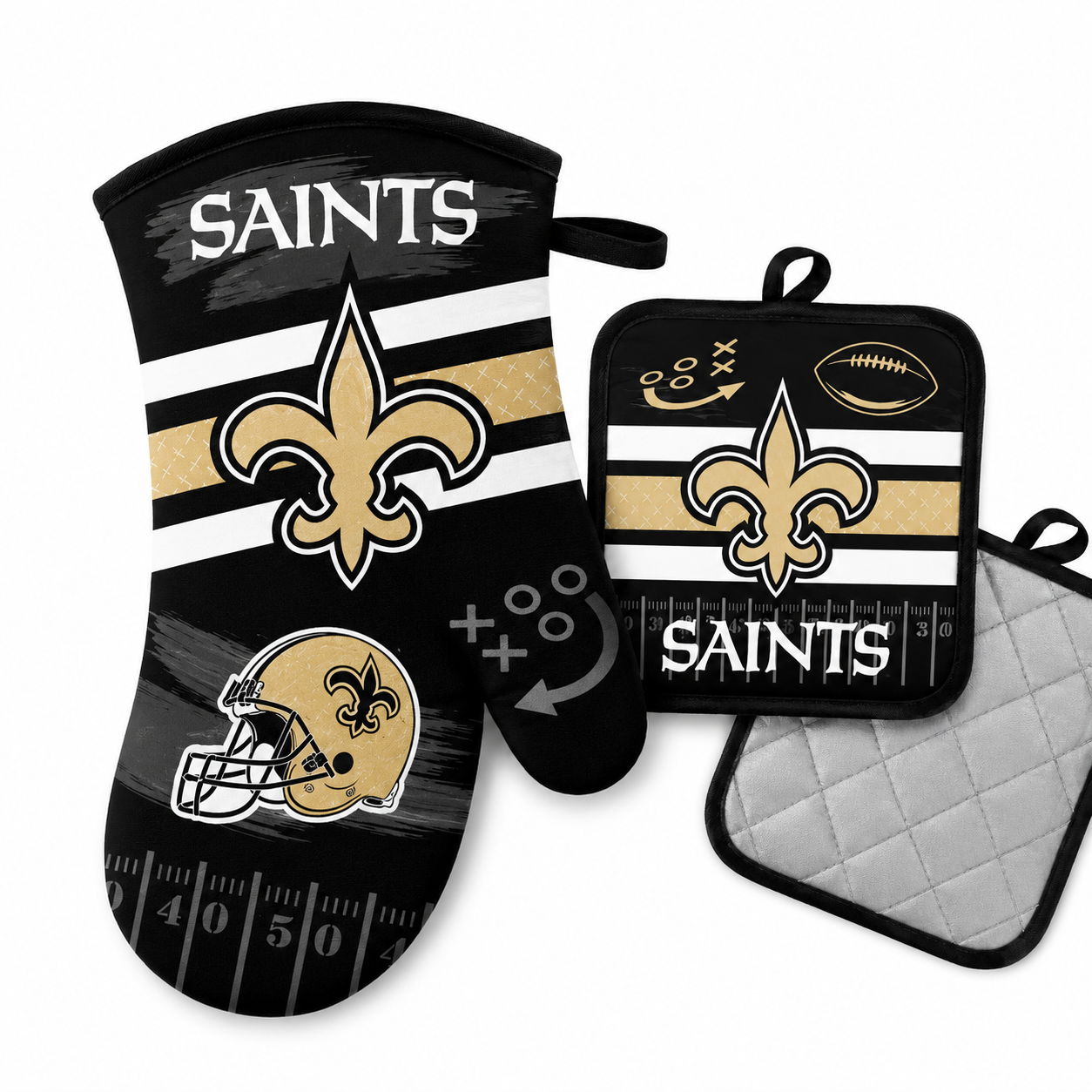 NFL New Orleans Saints Oven Mitt and Pot Holder