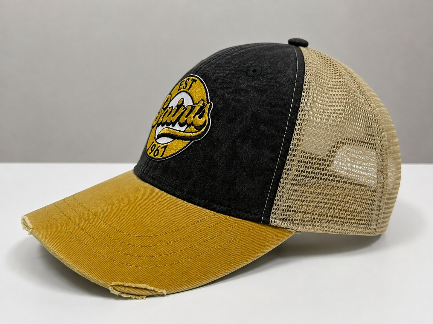 EST. 1967 Saints Vintage Trucker Hat
