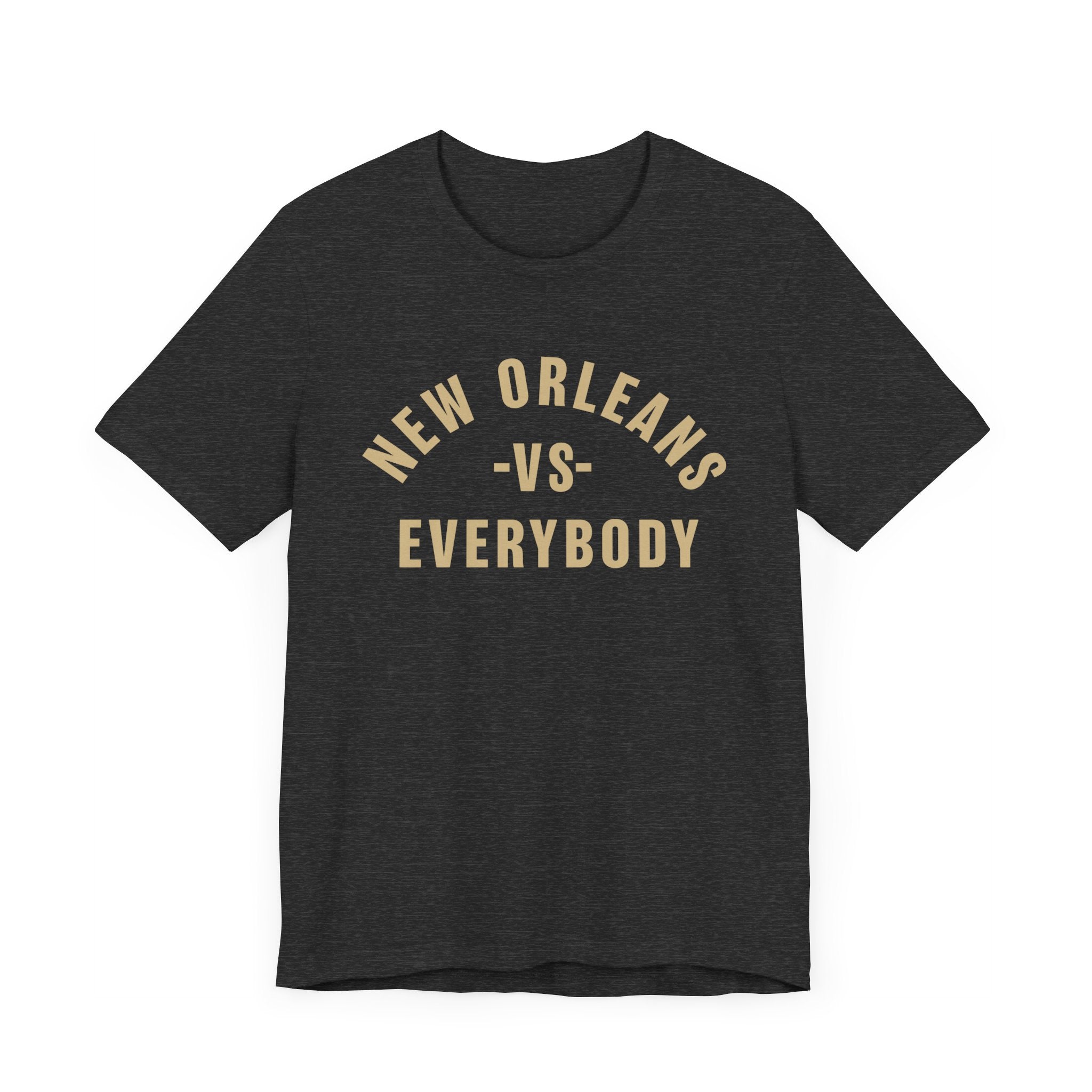 New Orleans vs Everybody Dark Grey Heather T-Shirt