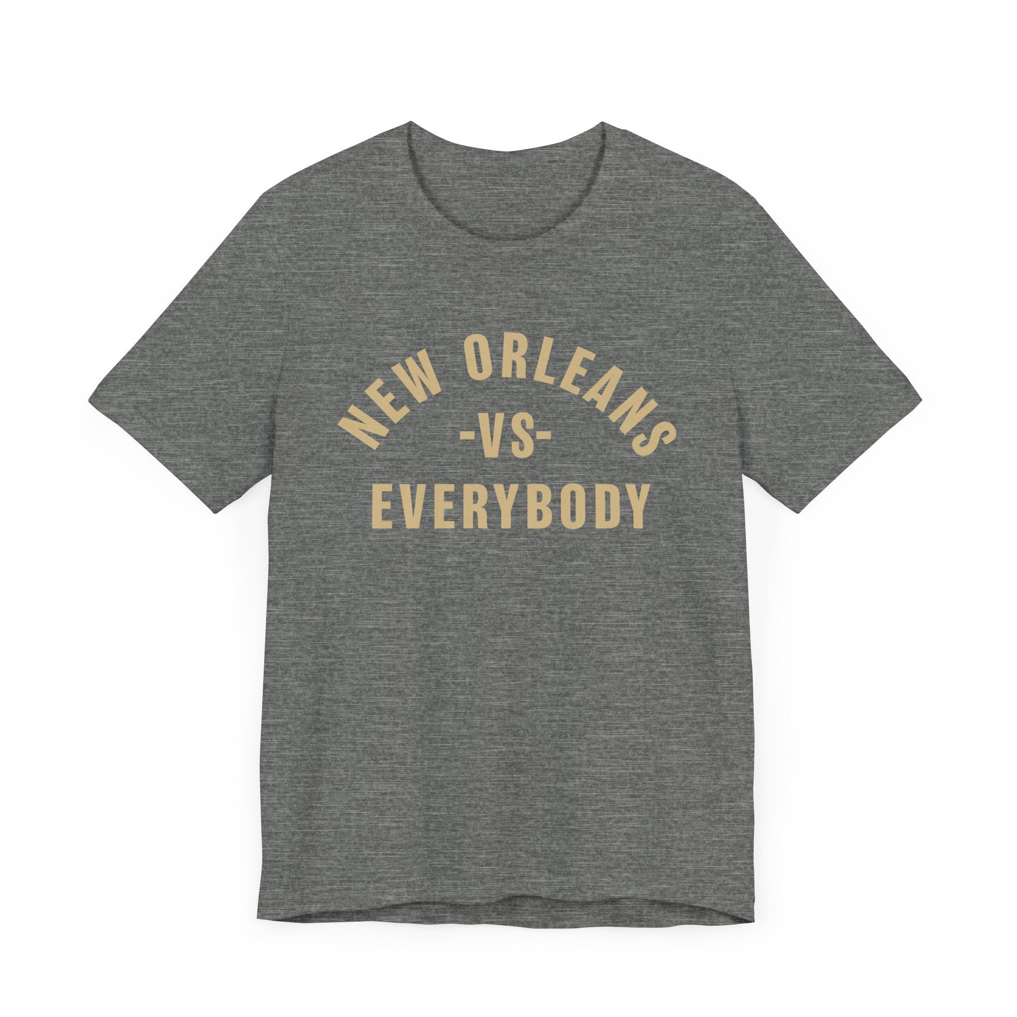 New Orleans vs Everybody Deep Heather T-Shirt