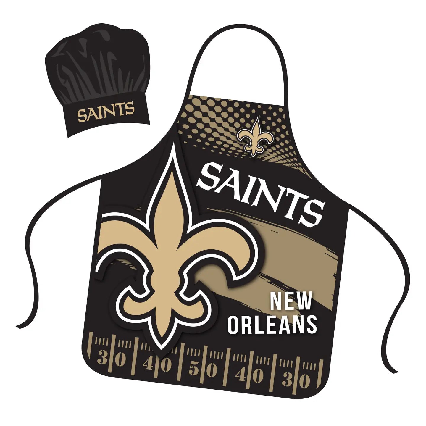Nfl New Orleans Saints Apron & Hat Set