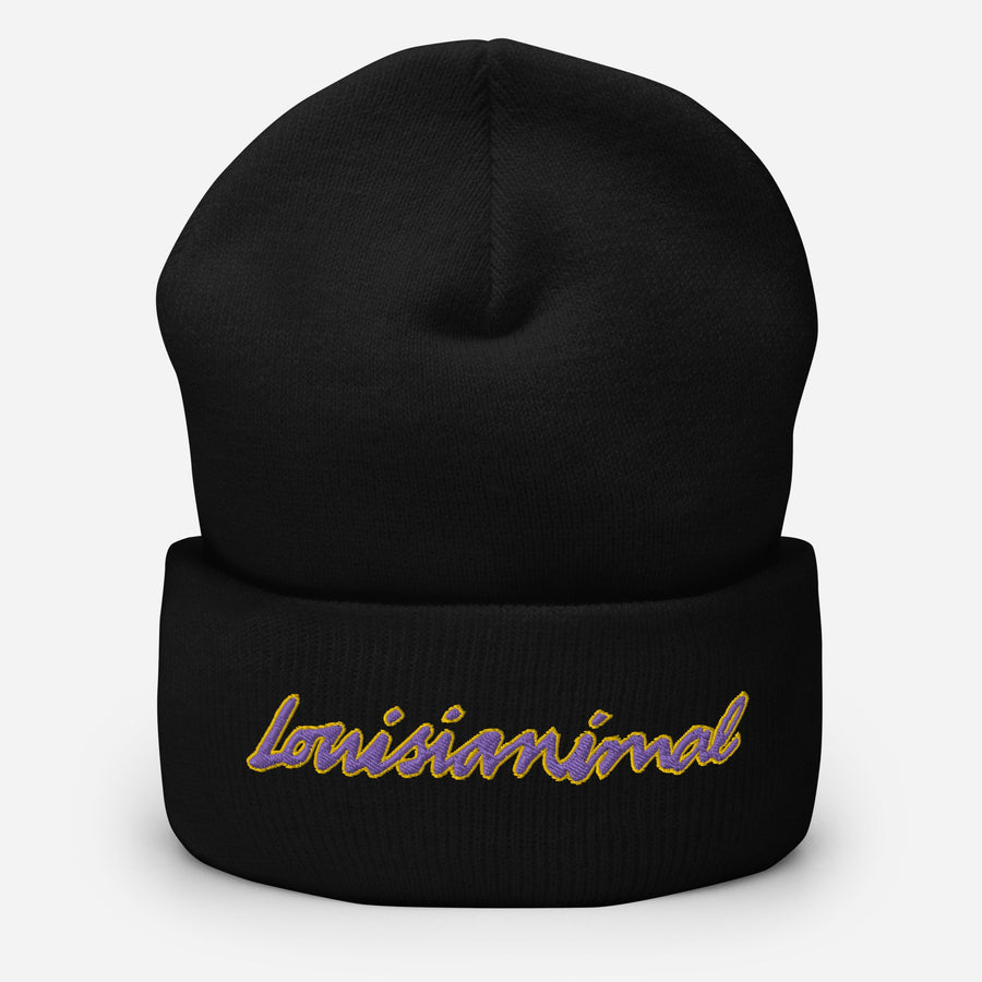 Louisianimal Cuffed Beanie