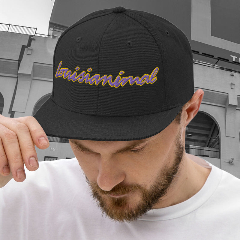 Louisianimal snapback hat model
