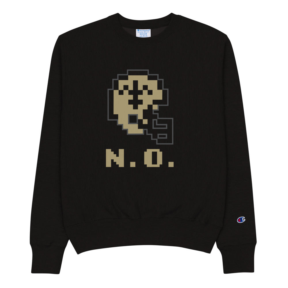 Saints Tecmo Bowl Champion Long Sleeve Sweatshirt
