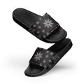 Black Bandana Print Men’s slides
