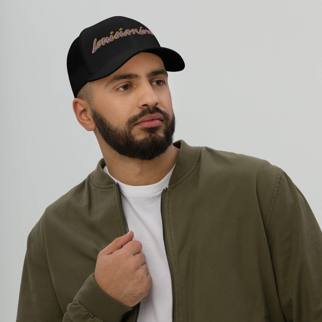 Louisianimal Curved Brim Trucker Cap