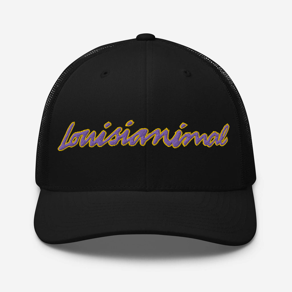 Louisianimal Curved Brim Trucker Cap