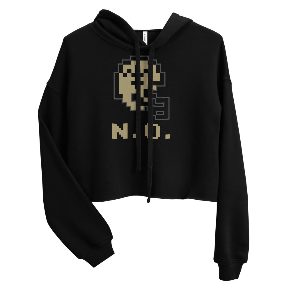 Saints Tecmo Bowl Crop Hoodie